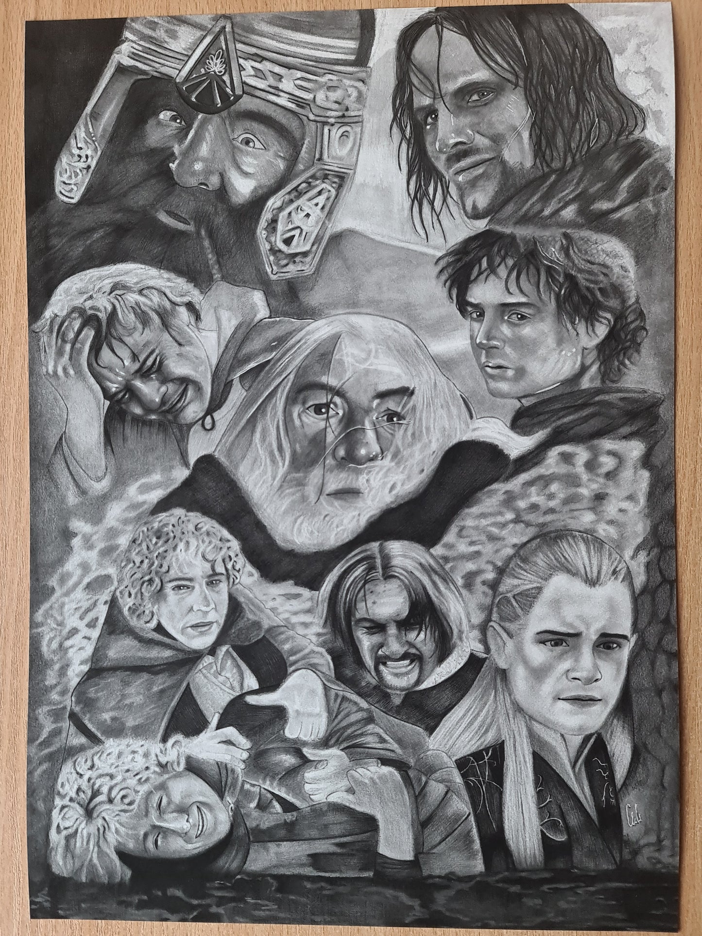 Lord of the Rings Fine Art Print - Fly You Fools
