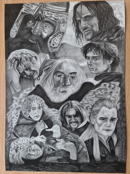 Lord of the Rings Fine Art Print - Fly You Fools