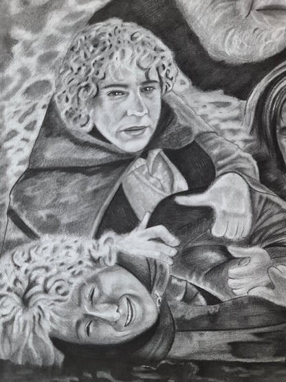 Lord of the Rings Fine Art Print - Fly You Fools