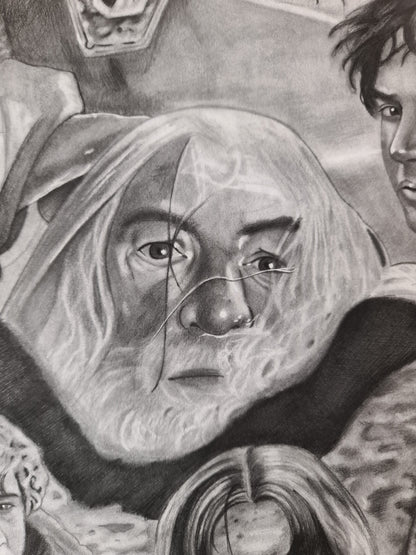 Lord of the Rings Fine Art Print - Fly You Fools