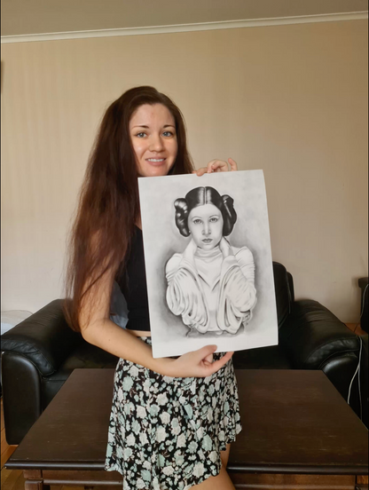 Princess Leia Art Print - The Rebellion Princess